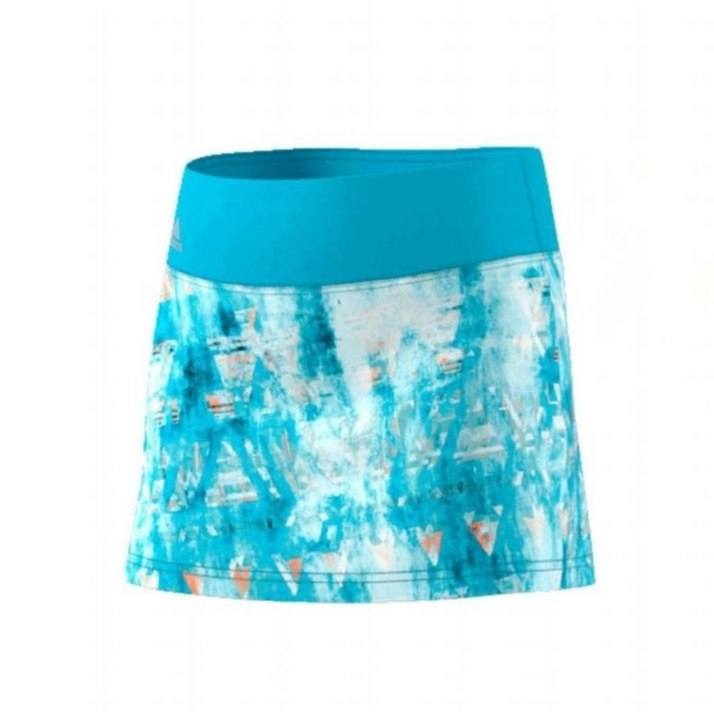 Adidas Girls Essex Trend Tennis Skirt in Samba Blue